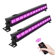Datewink 2 pz 36 W LED Wall Washer Luci UV 12 LED Illuminazione ad effetto scenico con telecomando DMX per DJ Disco Party Wedding Bar