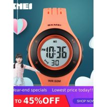 SKMEI Children Digital Wrist Watch Kids Girls Boys Pu Band Waterproof  Alarm Backlight Electronic Wristwatch Sport Watch 1455
