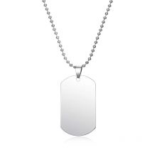 Militär Armee ID Tag Anhänger Haustier Katze Hund Tag Abzeichen Mann Metall Farbe Edelstahl Halskette Charme Frauen Schmuck Geschenke