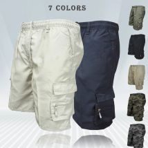 Herren Cargo Shorts Herren taktische Shorts lässig Big Pocket Sport Hosen Casual Fashion knielange Cargo Short Pants Sommer männlich