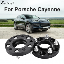 Embers für Porsche Cayenne PCD 5 x 130 CB 71,6 M14 x 1,5 geschmiedeter Aluminium-Radabstandshalter, Nabenadapter, 1 Stück