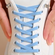 Keine Krawatte Schnürsenkel elastische Outdoor-Freizeit-Turnschuhe schnelle Sicherheit flache Schnürsenkel Kinder und Erwachsene Unisex faule Schnürsenkel