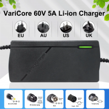 Caricabatteria agli ioni di litio 67.2V 5A 16S 60V pacco batteria agli ioni di litio protezione intelligente porta di uscita DC/Aviation/RCA/XLR/spina triangolare