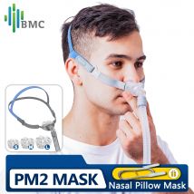 Bmc Nasen kissen Maske pm2 weiches Silikon cpap Zubehör Front schlauch Full Size Kit Nasen pads 22mm Wannen durchmesser