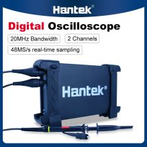 Hantek Digital USB Oszilloskop 2ch 6022be Laptop PC tragbare osciloscopio 2,0 Speicher virtuelle Handheld Oszilloskop 20MHz