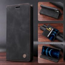 Matte leder flip cover für samsung galaxy a14 a54 a34 a13 a52 a32 a15 a05s a04s a24 a23 a53 a71 brieftaschen etui magnetisch retro