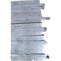 Lishi HU66 Decoder 2 in 1 Lishi Werkzeug HU100 HU83 HU92 HU100R HU101 HY22 SIP22 Für VW, FORD, BMW Schlosser Werkzeuge 2-in-1 Lishi