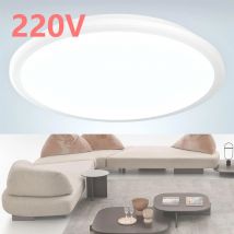 Plafoniere a LED AC220V 24W plafoniera a filo rotonda 3000K/6500K impermeabile IP54 per bagno cucina corridoio camera da letto ufficio