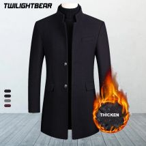 Winter Jacken männer Wolle Mischungen Mäntel Solide Hohe Qualität Streetwear Business Verdicken Woolen Mantel Männer Kleidung 4XL A2F2811