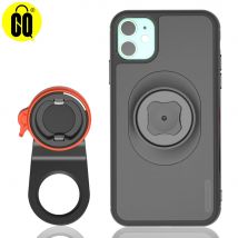 Supporto per telefono per mountain bike per iPhone 16 Pro Max,16 Pro,15,14 13 - Supporto per manubrio antiurto con custodia anti-shock per ciclismo