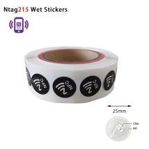 10 Stück/50 Stück/100 Stück Ntag215 wiederbeschreibbarer NFC-Tag 13,56 MHz ISO14443A verfügbares RFID-Klebeetikett RFID-Tags Aufkleber Sharing Tag