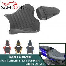 YZF-R1M YZF-R1 vorderer Fahrersitz für yamaha yzf r1 r1m 2015-2023 yzfr1 yzfr1m Motorrad hinten Beifahrer Sozius Kissen bezug