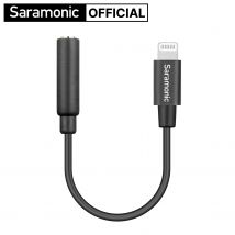 Saramonic SR-C2002 Cavo adattatore per microfono Lightning certificato TRRS femmina da 3,5 mm a Apple MFi per dispositivo iOS iPhone iPad (6 cm)
