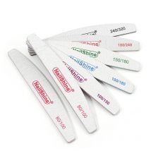 5/10pcs Colorati Diversi Buffer Per Unghie Lime 80/100/150/180/240/320 Grigio Barca UV Gel Polish Manicure Unghie Accessori Strumenti di Arte