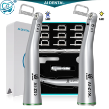 AI Dental Orthodontic Tools LED/Non-LED 4:1 Reduction Reciprocating Contra Angle Handpiece or Kit/Stripping Saw Blade Kit option