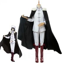 Anime Bungo Streunende Hunde Fjodor Dostojewski Cosplay Kostüm Audlt Männer Top Hosen Cape Mantel Anzug Halloween Karneval Party Uniform