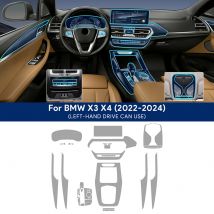 Für BMW X3 X4 G01 G02 2022 2023 2024 TPU Auto Navigation Bildschirm Film Getriebe Schutz Aufkleber Anti-scratch innen Zubehör
