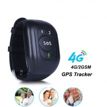 Mini GPS Tracker Bracelet V48 Kids Elder 4G 2G Smart Locator Fall Detection Alert SOS Button Emergency Call Waterproof Tracker
