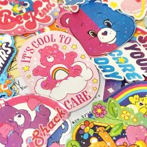 Kawaii große trend ige Care bears hochwertige Anime Laser niedlichen Cartoon wasserdichte Aufkleber