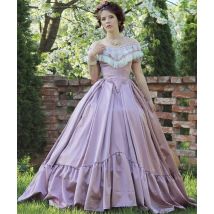 1860s viktoria nische Krinoline Sissi die Kaiserin Kleid Bürgerkrieg Kostüm südlichen Belle Ballkleid historische Prinzessin Brautkleid