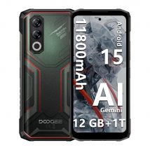 DOOGEE Blade20 Max Wytrzymały telefon 36 GB (12 GB + 24 GB) RAM 1 TB ROM Wyświetlacz 6,6 cala Bateria 11800 mAh Kamera 64 MP AI Android 15 Smartfon