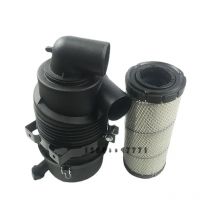 Kubota 155 161 163 165 luftfilter gehäuse hintere abdeckung montage hohe qualität luftfilter core bagger armaturen bagger