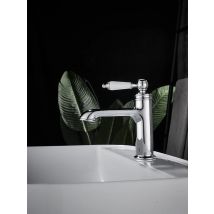 Bathroom Faucet Basin Mixer Black/Chrome Tap Single Handle Hot and Cold Water Brass Taps Becola Newest BR-2018A117