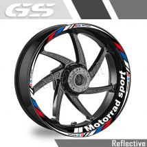 For R 1200 GS R 1250 GS F 650 GS G 310 GS F 750 GS Motorcycle Wheel Sticker Rim Decal Hub Stripe Tape Accessories 19''17''