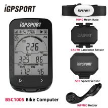 iGPSPORT BSC100S Komputer rowerowy 2,6-calowy ekran Cps Nawigacja rowerowa Czujnik prędkości kadencji Inteligentny prosty komputer rowerowy obsługi