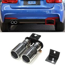 Upgraded Dual Exhaust System Muffler Tailpipes for BMW F30 F31 320i 330i F32 F36 425i 430i 2017-2019 Models