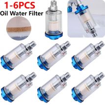 Compressore d'aria da 1/4 pollici separatore di olio d'acqua pistola per verniciatura a spruzzo filtro per la separazione dell'acqua dell'olio strumento pneumatico filtro dell'aria per trappola per