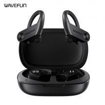 Wavefun XBuds 5 auricolare Bluetooth con gancio per l'orecchio custodia di ricarica da 2000mAh con funzione Power Bank cuffie impermeabili BT5.3