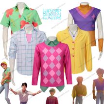 Kids Boys Kpop Jinu Abby Mystery Romance Demon Hunters Cosplay Saja Boy Costume Clothing Roleplay Outfit Halloween Carnival Suit