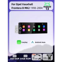1 Din Carplay Android Auto Radio Android Car Multimedia for Opel Vauxhall Frontera B MK2 1998-2004