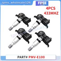 4 SZTUK czujnik systemu monitorowania ciśnienia w oponach PMV-E100 do Toyota Avalon Camry 4Runner Corolla 433MHZ TPMS 42607-02100 42607-02090