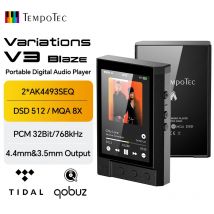 TempoTec Variations V3 Blaze-HIFI Music MP3 Player, Digital Audio Player.2*AK4493SEQ,4*SGM8262, output power 1650mW@32Ω/4.4mm