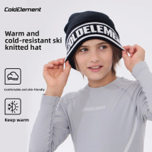 Coldelement Kinder-Ski-Strickmütze – warme Unisex-Mütze für Outdoor-Aktivitäten im Herbst und Winter, ideal zum Wandern und Radfahren
