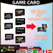 Per Anbernic RG557 Scheda di Memoria Scheda SD Scheda TF Retro Console di Gioco Palmare PS2 PSP Scheda di Gioco Lettore Video Android Wifi 512G Regalo