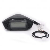 Universal Drehzahl messer atv Motorrad lcd digitaler Tacho Kilometer zähler kmh Spur Hintergrund beleuchtung Motorrad Kilometer zähler für 2,4 Zylinder