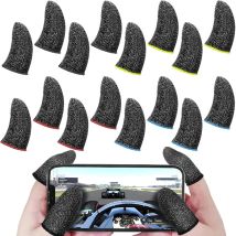20/40PCS Neue Finger Abdeckung Spiel Controller Geeignet Für PUBG LOL Anti Schweiß Scratch Touchscreen Spiel Finger daumen Abdeckung Handschuh