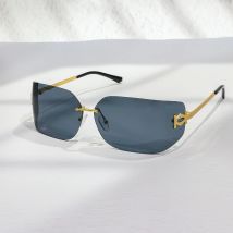 Randlose Sonnenbrille für Damen und Herren, modische Damen-Sonnenbrille, UV400-Schutz zum Einkaufen, Reisen, Fahren, Angeln