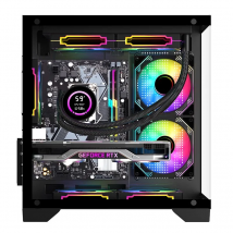 AOC CG391 PC Case MATX Gaming Desktop Case Supports 240 Water Cooling With 3 Fans Computer Case Sea View Room 컴퓨터 섀시 ータシャーシ