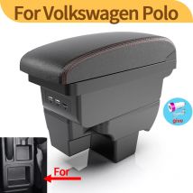 Per Volkswagen Polo Bracciolo scatola Per VW Polo Auto Bracciolo Dedicato Retrofit 2020-2024 Scatola di Immagazzinaggio Retrofit parti Accessori Auto