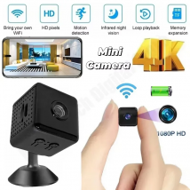 Mini-Kamera, kabellos, WiFi, Fernmonitor, Bewegungserkennung, superlange Akkulaufzeit, Baby-Haustier-Sicherheits-Nachtsichtkamera, 2025, NEU
