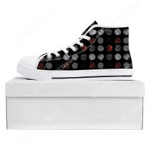 T-Twenty High Top Sneakers Mens Womens O-One P-Pilots High Quality Canvas Sneaker Casual Couple Shoes Custom Shoe Pop Rock