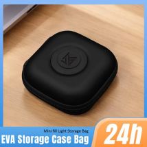 1PCS KZ Fall Mini Telefon Selfie Füllen Licht Lagerung Telefon Datenkabel Verdrahtete Kopfhörer Lagerung Tasche EVA Zipper Tasche kopfhörer Box