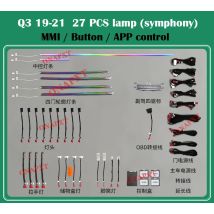Per Audi Q3 Q3L 2019-2021 Luce ambientale decorativa LED Auto Atmosfera Lampada illuminata Cruscotto Striscia 30 Colori MMI APP di Controllo