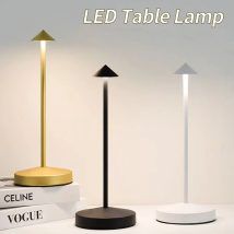 Wiederaufladbare Tischlampe Kreative Esstisch-Touch-LED Hotel Bar Café Pina Pro Tischlampe Lampada Da Tavolo Dekorative Schreibtischlampe