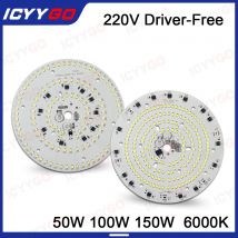 Pannello luminoso industriale e minerario da 50 W 100 W 150 W 220 V SMD2835 ad alta potenza adatto per l'illuminazione industriale del magazzino del garage della fabbrica
