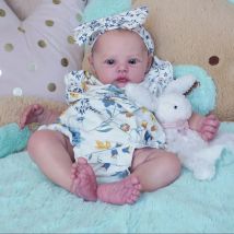 48CM Wiese 3D Haut Sichtbare Adern Weiche Vinyl Gliedmaßen Tuch Körper Reborn Baby Puppe Spielzeug Für Mädchen Kind kleid Up Spielen Haus Spielzeug